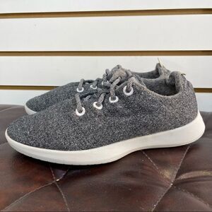 Allbirds Womens' The Wool Runners Natural Grey/ Light Grey Sole Size US 10
